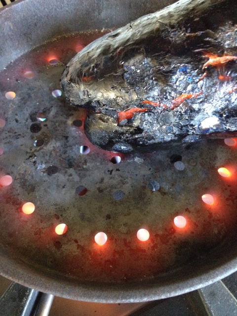 Roasting red pepper