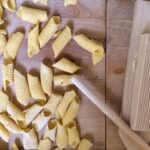 Making homemade pasta