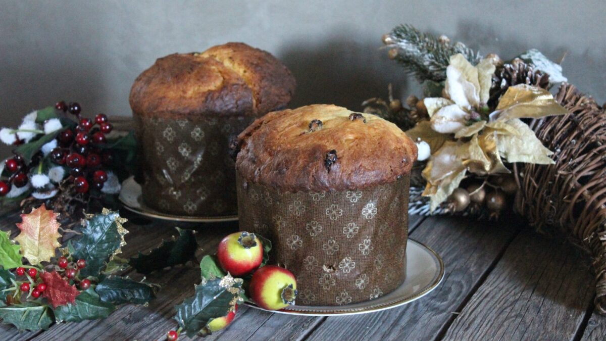 Fresh baked panettone are the perfect dessert for your holiday table!