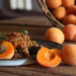 Chicken and apricot tagine with prunes and preserved lemons