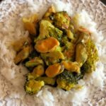 Broccoli and Mussel Curry, fragrant and delicious!