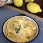 Easy lemon pasta is a perfect combo of zesty, tangy and creamy plus you can pull this dish together in the time it takes to cook the pasta!