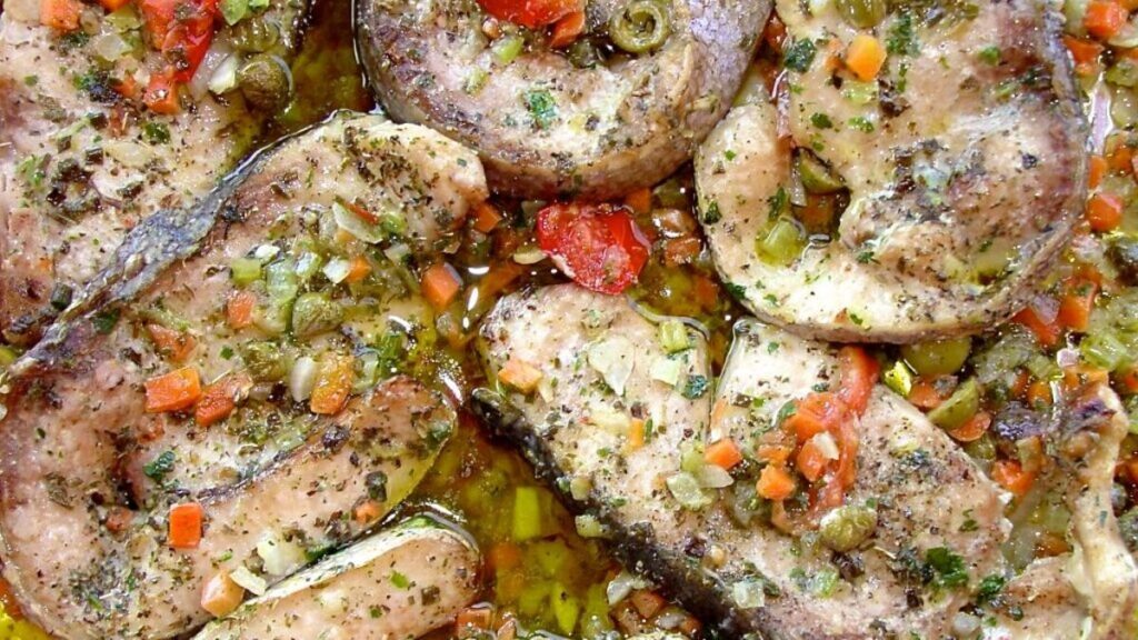 Sicilian swordfish is just about the best you'll ever taste!
