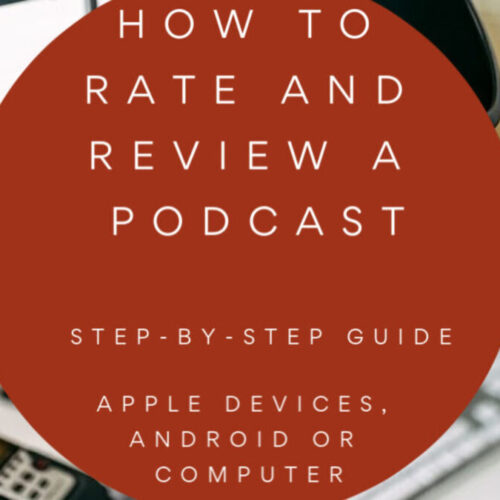 How to rate and review a podcast episode