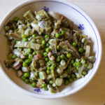 Vignarola is a celebration of spring made with artichokes, spring peas and fresh fava beans