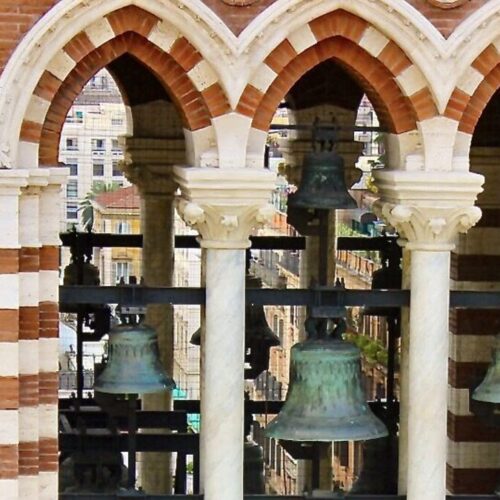 Saint Pauls within the walls bell tower Rome