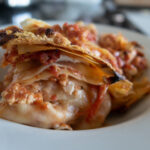 Freshly baked lasagna – timballo