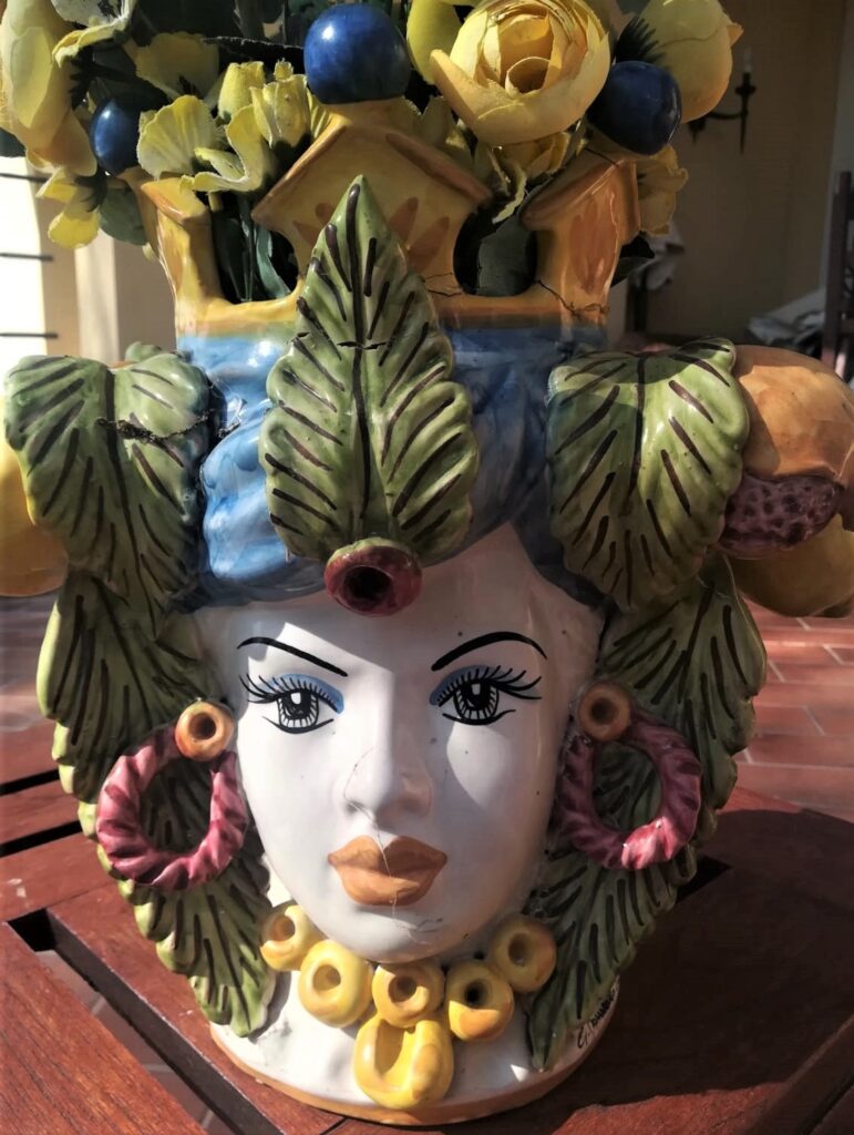 Handmade ceramics in sicily