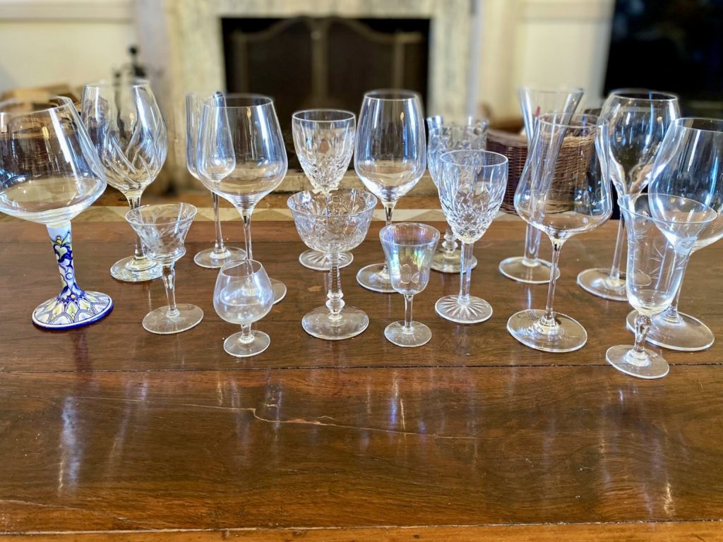 Wine glass shapes from Cynthia Chaplin's collection