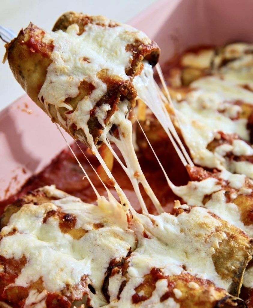 A delicious cheesy stretch in a Danny Freeman recipe