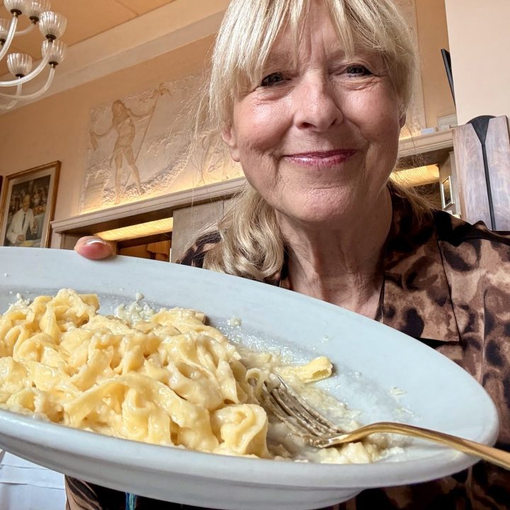 Tasting the Fettuccine Alfredo