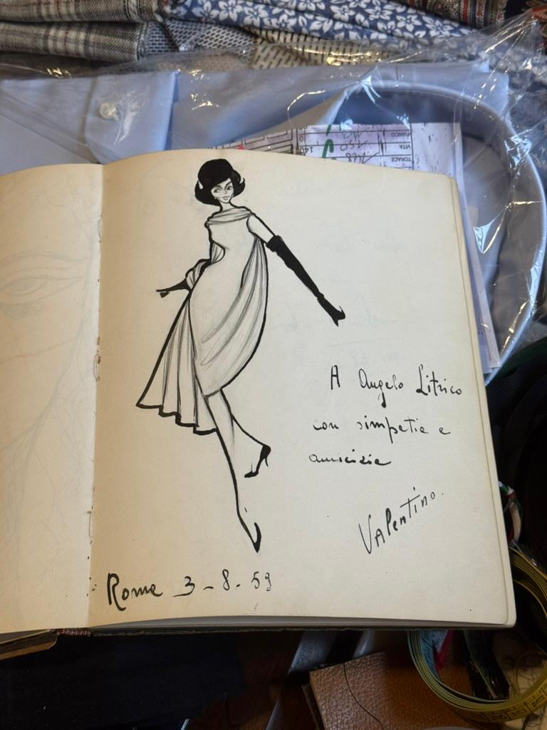 Italian designer Armani, and his dedication to Angelo Litrico