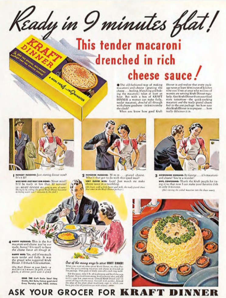 Kraft Dinner - macaroni and cheese history