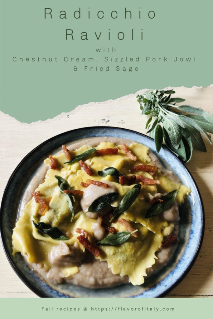 radicchio ravioli