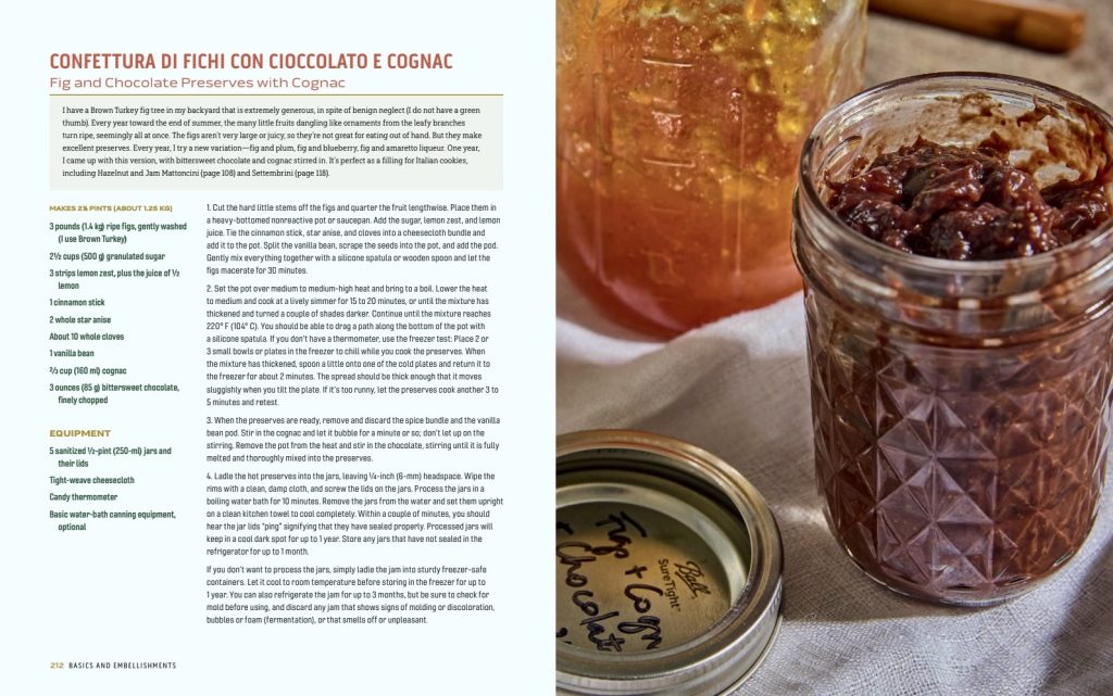 Fig jam recipe with cognac and chocolate
