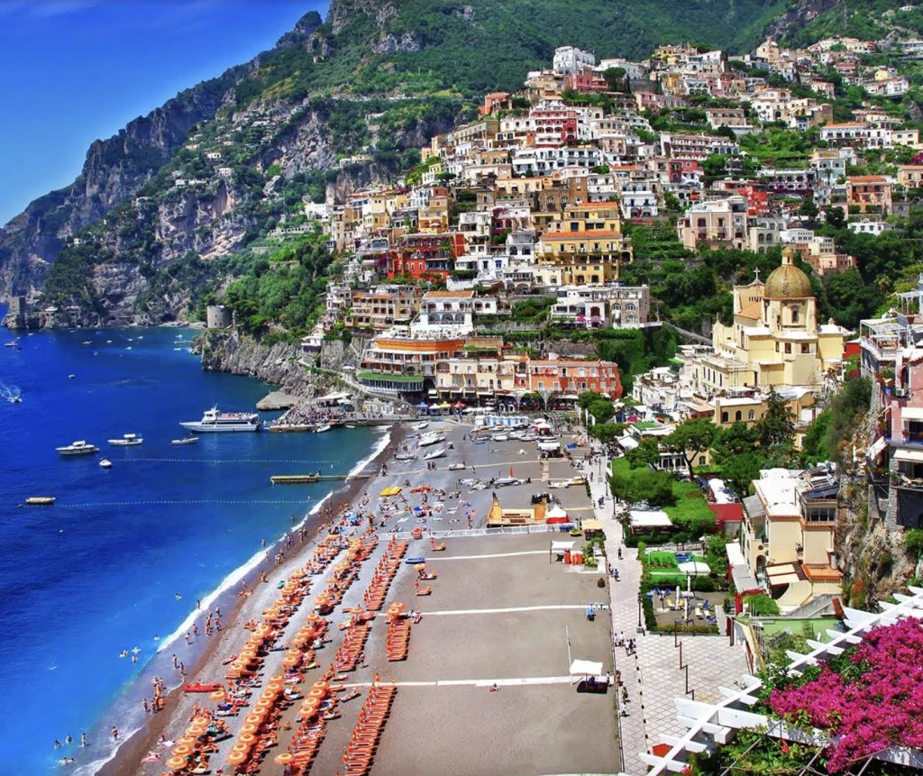 Amalfi coast with dream of Italy