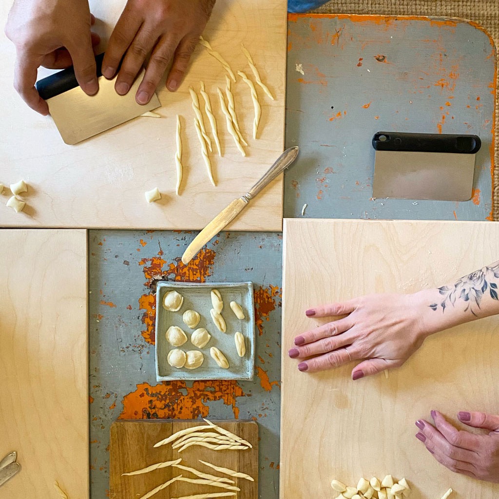 Making pasta in Puglia