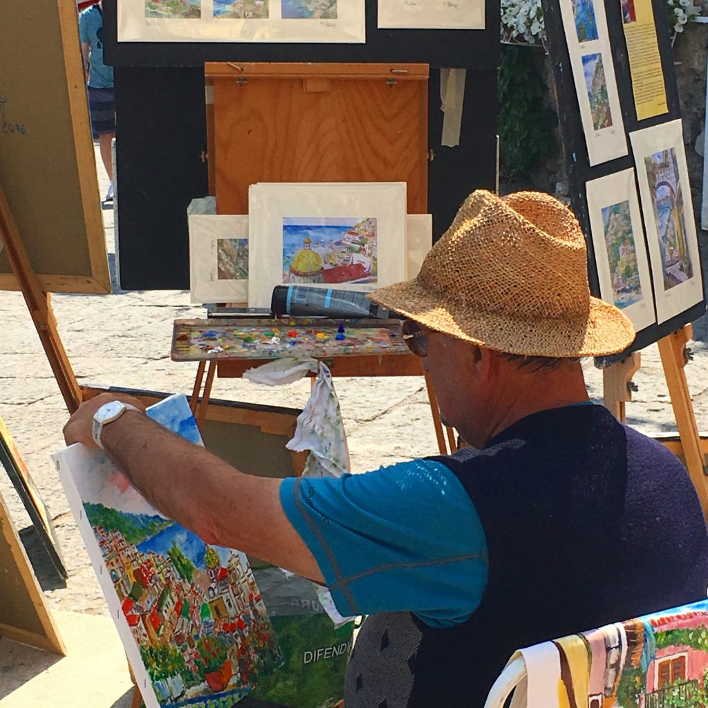 Positano Street artist