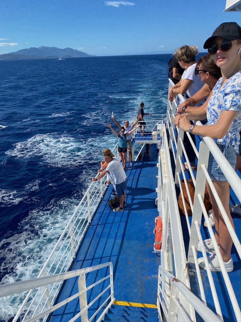 Summer boat trip to Capri