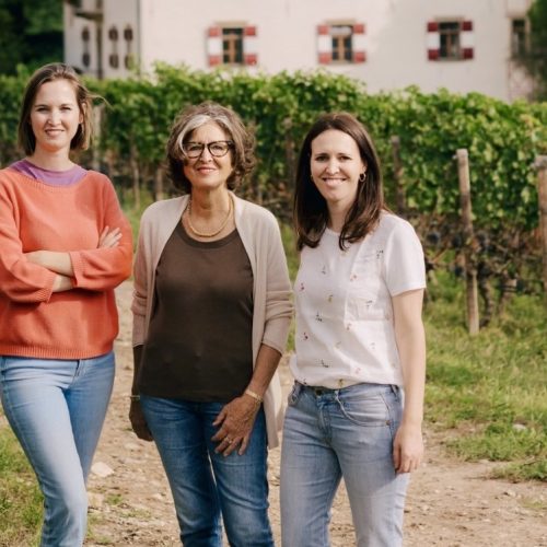 Elena Walch with daughters Julia and Karoline